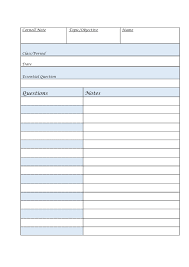 › printable outline for taking notes. 28 Printable Cornell Notes Templates Free Templatearchive