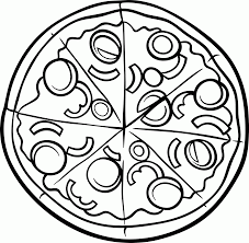 If i eat that pizza, i will have eaten more than 2000 calories. Pizza Coloring Pages Coloring Home