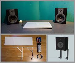 Space Saving Studio Monitors Speakers Stands Speaker Stands Monitor Speaker Stands Studio Monitors