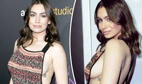 Beautiful busty brunette katie fey rolls around in bed naked, with her amazing hairy landing strip peaking at us from time to time! Gene Simmon S Daughter Sophie Flaunts Major Sideboob At La Premiere Celebrity News Showbiz Tv Express Co Uk
