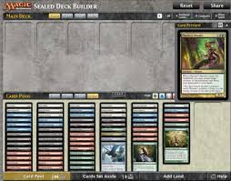 Deck builder works much better when it knows your card levels. Sealed Deck Builder 12 5 2013 Magic The Gathering
