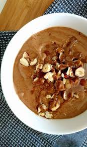 Smoothie Bowl Cremeux Cacao Noisettes Equilibre Et Saveurs Cuisine Et Boissons Noisette Cremeux