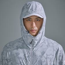 EDWIN 涼感系列防曬外套-男-銀灰色| 連帽/運動外套| Yahoo奇摩購物中心