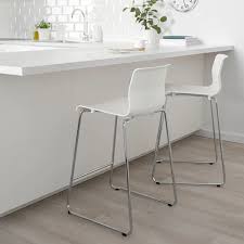 Glenn Bar Stool White Chrome Plated 26 Ikea In 2020 Bar Stools Ikea Barstools White Bar Stools