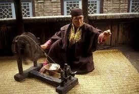 Kashmiri Woman With Spinning Wheel Kaschmir