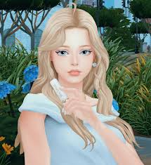 Adding a little color to my Sim's day! 💄