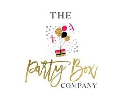 Party Supplies Premade Logo Balloon Giftbox Feminine Artistic Modern Metallic Pink Gold Graphic Desi Logo Design Free Premade Logo Design Logo Design
