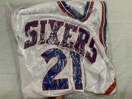 Men's nike white philadelphia 76ers hardwood classics custom swingman jersey these pictures of this page are. M42 Rare Mitchell Ness 76ers Sixers Lloyd World B Free 21 White Jersey 56 Ebay