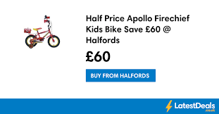 Half Price Apollo Firechief Kids Bike Save 60 Halfords 60 At Halfords With Images Kids Bike Hybrid Bike Bike