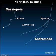 In the south the constellation can be seen from october to december.it is the 19th largest star constellation covering 722 square degrees. Here Are 2 Easy Ways To Find The Andromeda Galaxy Tonight Earthsky