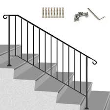 Specializes in the design and fabrication of exterior ornamental wrought iron rails and railings. Wrought Iron Stair Railing Products For Sale Ebay
