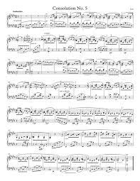 Free Piano Sheet Music Consolation No 5 Liszt 1 Page Version Enjoy Sheet Music Piano Sheet Music Free Piano Sheet Music