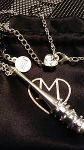 Lucille Bat Used By Negan In Amc The Walking Dead Found This Awesome Necklace And Pendant On Www Theloveandmadn Necklace Heart Charm Bracelet Tiffany Heart