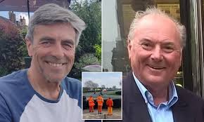 Two men who died in plane crash at UK racetrack are named and pictured for  the first time