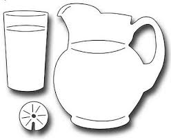 Black And White Lemonade Pitcher Clipart Frantic Stamper Dies Lemonade Set Frantic Stamper Lemonade Glass Lemonade