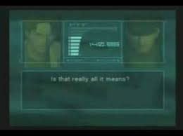 No wonder naomi passed you over for the foxdie program! Metal Gear Solid 2 Sons Of Liberty Otacon Save Quotes Youtube
