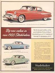 Excited To Share The Latest Addition To My Etsy Shop 1955 Studebaker President V 8 Big New Values In The New 1955 St Studebaker Vintage Ads Old Classic Cars