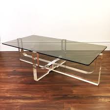 Your Place To Buy And Sell All Things Handmade Smoked Glass Glass Top Table Lucite Coffee Tables