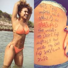 According to court documents obtained by. Paige Hurd Writing Side Tattoo Steal Her Style