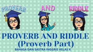 Chapter 14 pathway x peminatan. Proverb And Riddle Riddle Part Kelas 10 Bahasa Dan Sastra Inggris Lintas Minat Youtube