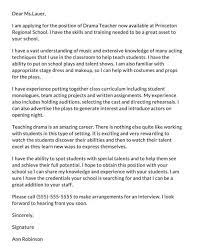 This is the perfect way to express how your specific skills are relevant to the open position. 18 Best Teaching Cover Letter Examples Writing Guide Samples