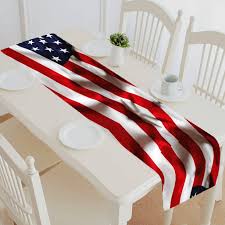 Check spelling or type a new query. Eczjnt American Flag Table Runner Table Cloth Tea Table Cloth 16x72 Inch Walmart Com Walmart Com