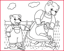1 petit livre à colorier offert. Coloriages De Popi Pour Les 1 A 3 Ans Petit Ours Brun Et Plein D Autres