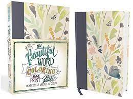 Cette bible est un cadeau parfait pour une jeune fille spéciale dans votre vie et deviendra un souvenir chéri plein d'expressions. Niv Beautiful Word Coloring Bible Large Print Cloth Over Board Navy Hundreds Of Verses To Color Zondervan 9780310447054 Amazon Com Books