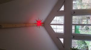 Weihnachtsstern Via Batterie Mit Led Beleuchten