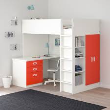 кровать чердак Polini Simple с письменным столом и шкафом Pin Na Doske Spalnya Dlya Devushek