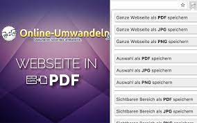 Jetzt kostenlos jpg in png konvertieren und umwandeln. Webseite In Pdf Jpg Png Umwandeln