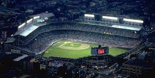 On August 8 1988 The Lights Went On At Wrigley Field In Chicago Previously Limited To Daytime Games Only Cubs F Wrigley Field Wrigley Field Stadium Wrigley