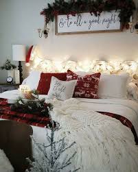 Christmas bedroom decorating ideas pinterest. 50 Cozy Festive Christmas Bedroom Decorations To Keep Up All Holiday Season Hike N Dip Christmas Decorations Bedroom Christmas Room Decor Winter Bedroom Decor