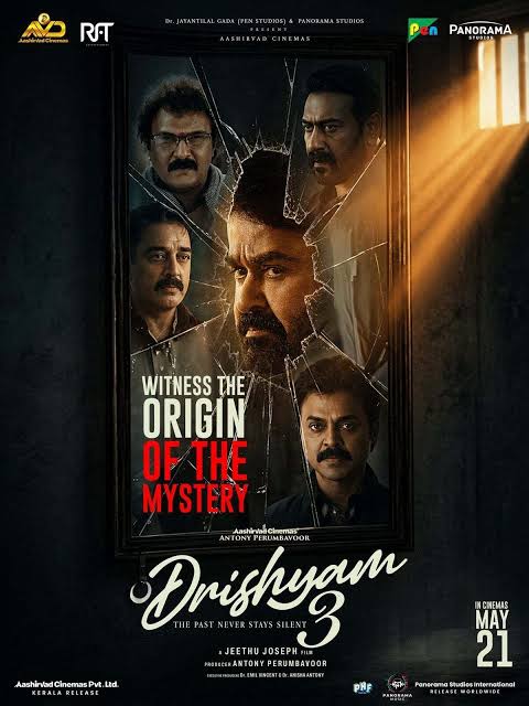 Drishyam 3 (2026) WEB-HDRip [Hindi (HQ-Dub) + Malayalam (DD2.0)] 480p [550MB] | 720p [1.5GB] | 1080p [3.3GB]