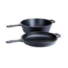 Individuelle beratung erhalten sie persönlich. Santos Pfannenset 2 Teilig Gusseisen O 27 Cm Santos Grills