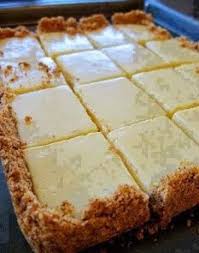 Creamy Lemon Squares Recipe Lemon Dessert Recipes Lemon Recipes Baking Recipes