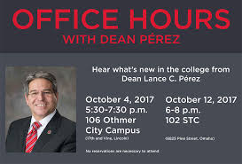 Come to Office Hours with Dean Pérez
