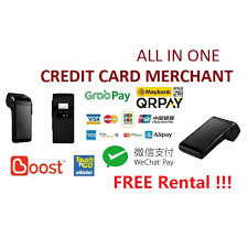 Wechat pay doesn't require loading any amounts. All In One Credit Card Terminal Merchant Machine No Rental Shopee Malaysia