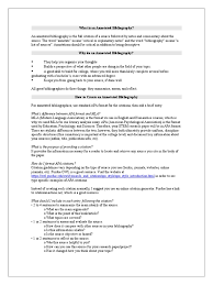 When writing an annotated bibliography, you must select research sources that best suit your topic. Annotated Bibliography Citation Bibliography