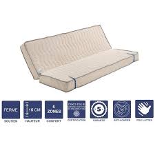 Tu clic, ça clac ! Matelas Ferme Pour Tous Clic Clac 130x190 X 15 Cm Decoupe Assise 70 Cm 5 Zones De Confort Noyau Poli Lattex Hr Derniere Gener Achat Vente Matelas Soldes Sur Cdiscount Des Le 20 Janvier Cdiscount