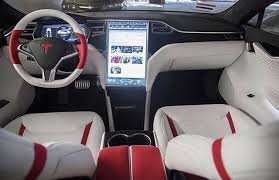 Customized Tesla Model S Interior Tesla Model S Tesla Model X Tesla Model