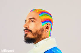 J Balvin S Hair Evolution In 19 Photos From Rainbow To White Tiger Print Beyond Billboard