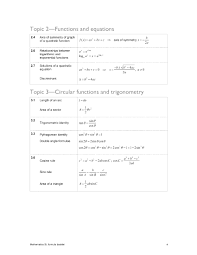 Ib Sl Math Formula Booklet 2022 Ingel Soong