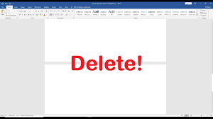 A lot of people have been having the problem of deleting a page in microsoft word so this video will show you how to successfully do that on any operating sy. How To Delete A Page In Word Youtube