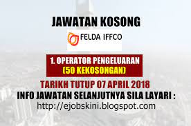 Latest new felda iffco sdn bhd jobs vacancies 2015 : Jawatan Kosong Felda Iffco Sdn Bhd 07 April 2018