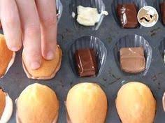 Madeleines Au Chocolat Pas A Pas Et En Video Recette Ptitchef Recette Madeleine Chocolat Recette Madeleine Moelleuse Recette Madeleine