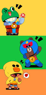 By line stickerposted on january 11, 2020january 11, 2020. Brawl Stars Line Friends 1080x2220 Wallpaper Teahub Io