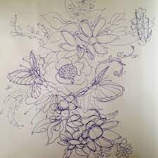 And the floral pattern is ready! Design A Floral Pattern For Fabric In Adobe Photoshop