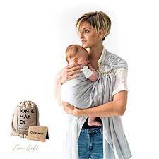 Baby Slings By Ion May Natural Collection Soft Breathable Lightweight Bamboo Infant Baby Carrier Baby Shower Baby Sling Nursing Cover Best Baby Carrier