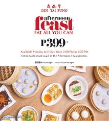 We seek your kind understanding that the office is closed on weekends and public holidays. Din Tai Fung Manila Philippines Unlimited Xiao Long Bao